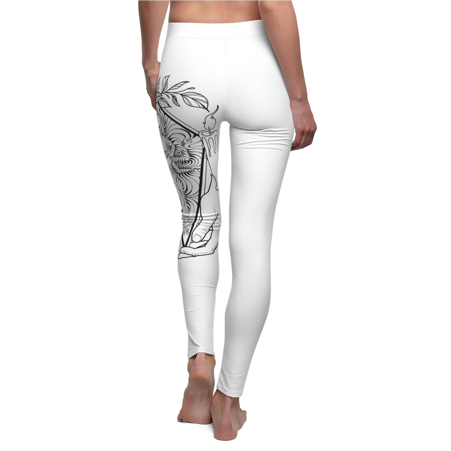 Women's Cut & Sew Casual Leggings (AOP)