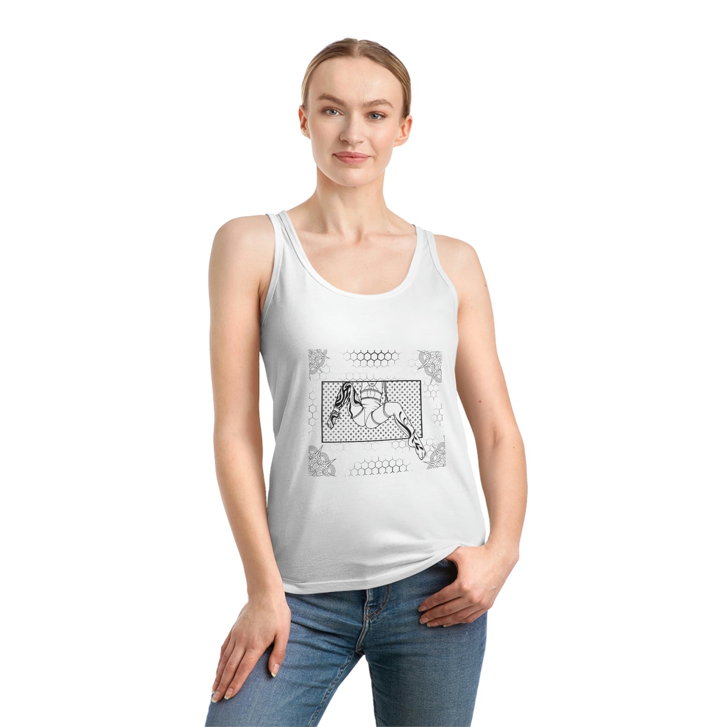 Honey Comb Day Dream Womens tank top