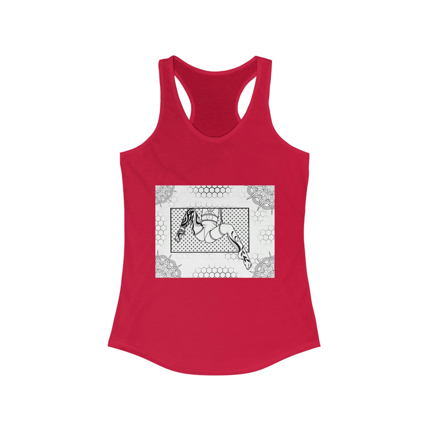Honey Comb Day Dream Womens tank top slim fit