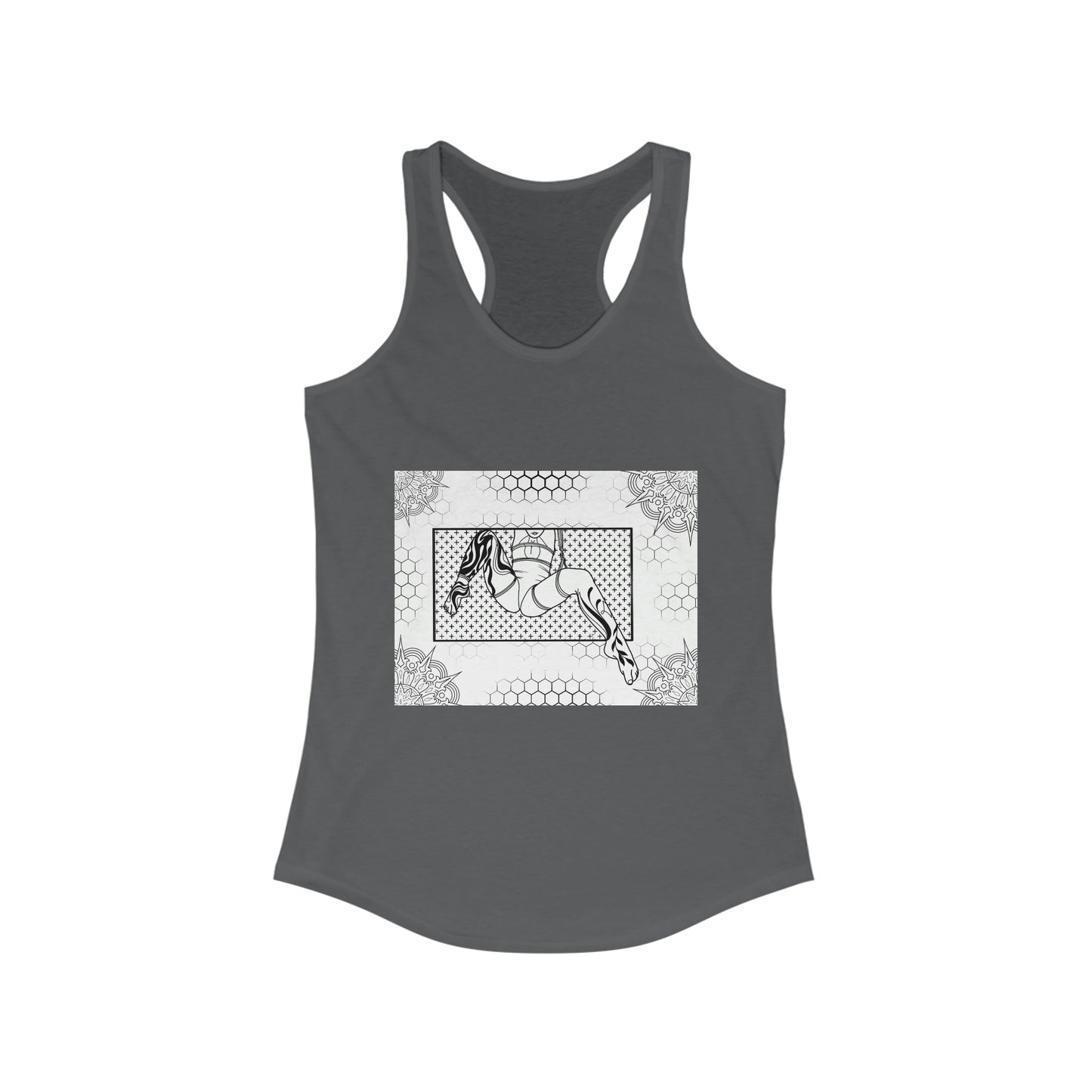 Honey Comb Day Dream Womens tank top slim fit