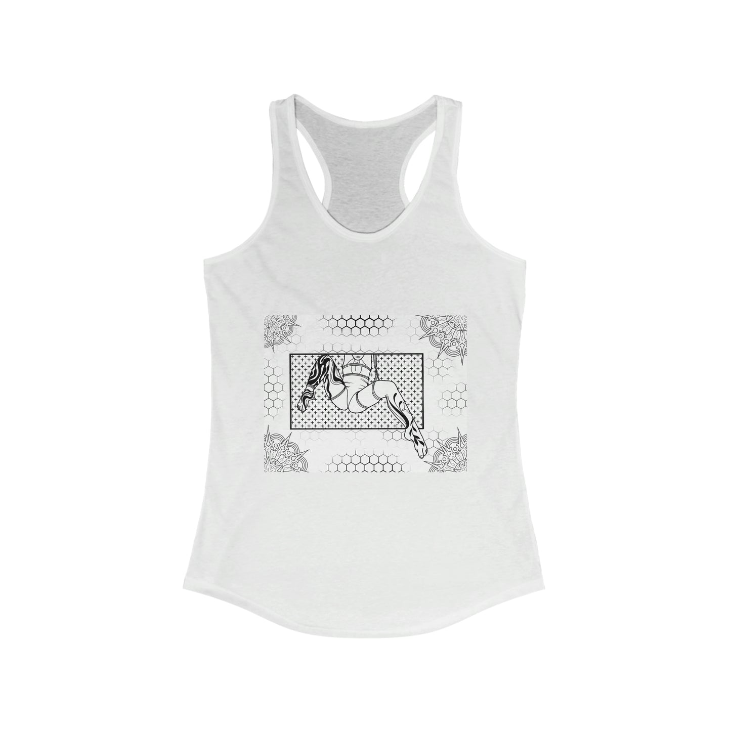 Honey Comb Day Dream Womens tank top slim fit