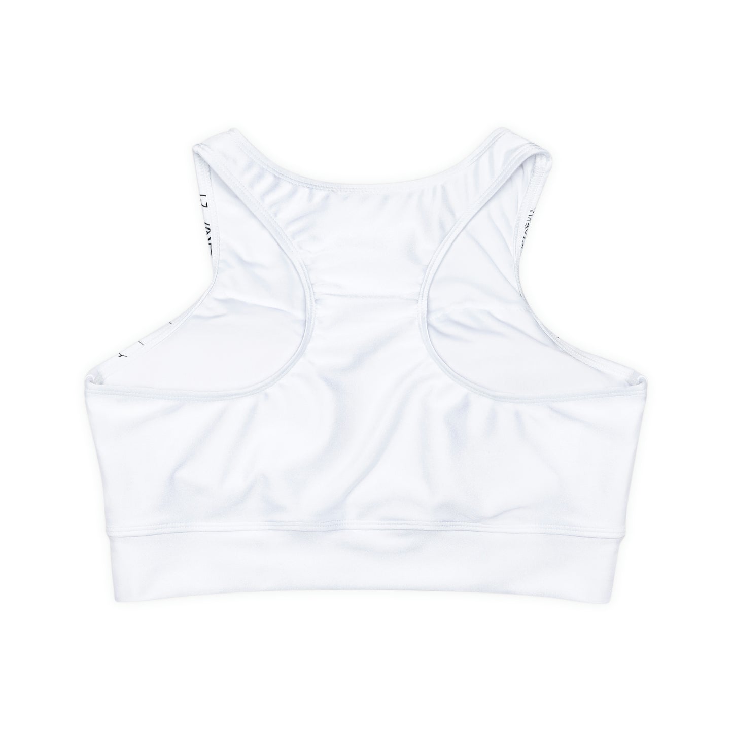 Honeycomb Day Dream Fully Lined, Padded Sports Bra (AOP)