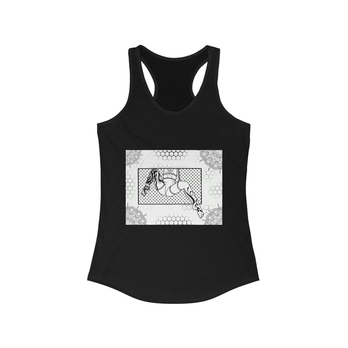 Honey Comb Day Dream Womens tank top slim fit