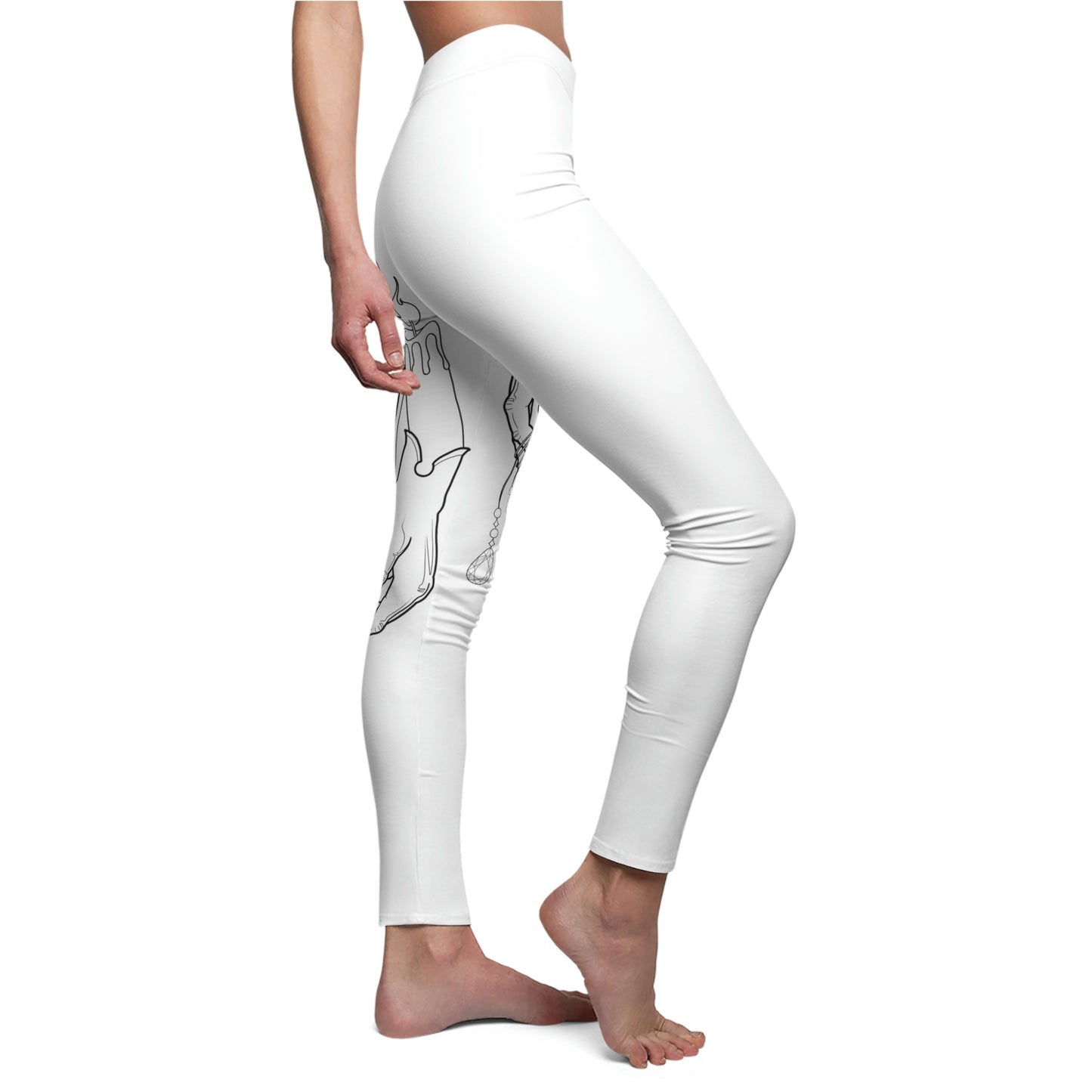 Women's Cut & Sew Casual Leggings (AOP)