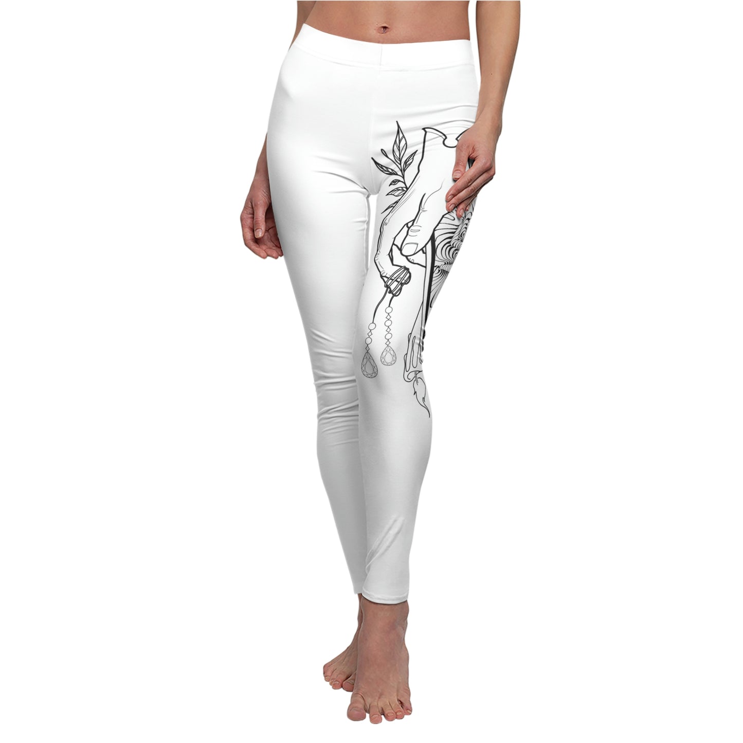 Women's Cut & Sew Casual Leggings (AOP)