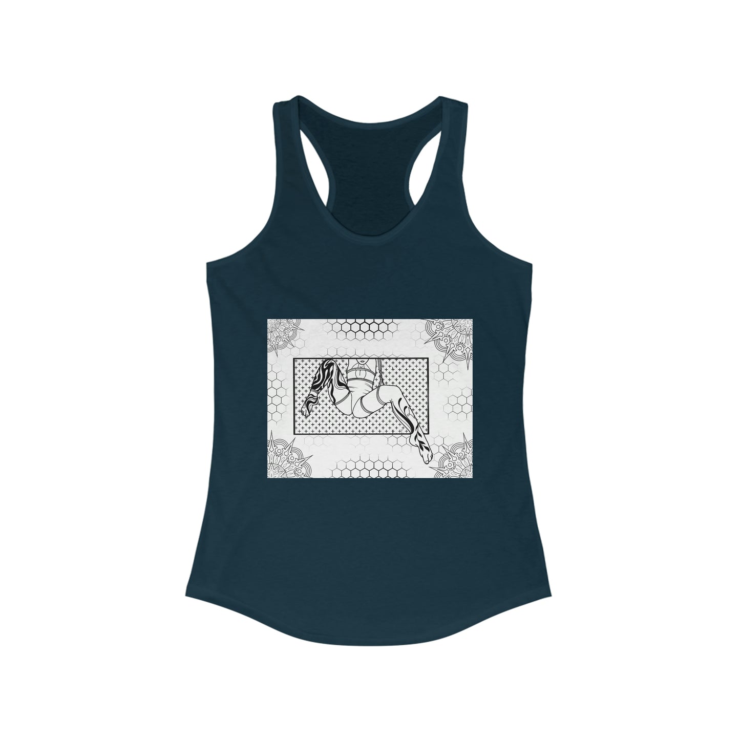 Honey Comb Day Dream Womens tank top slim fit