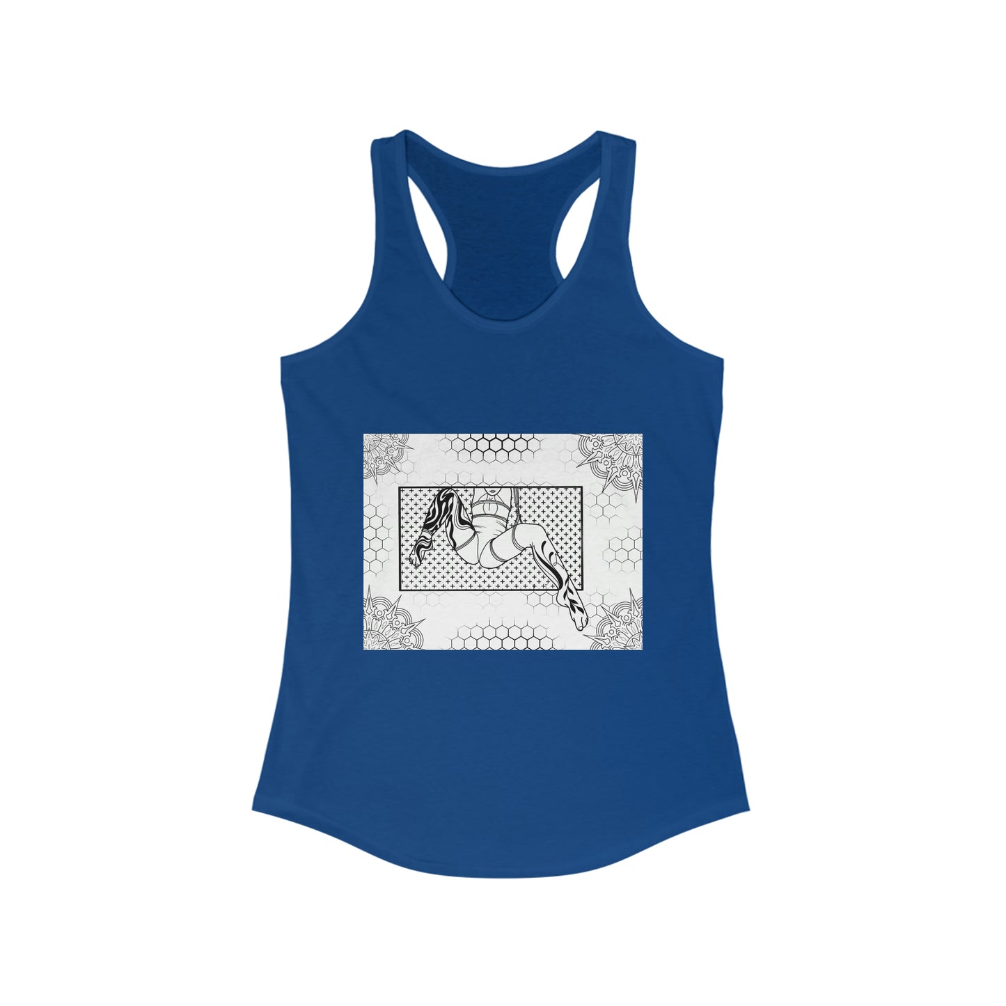 Honey Comb Day Dream Womens tank top slim fit